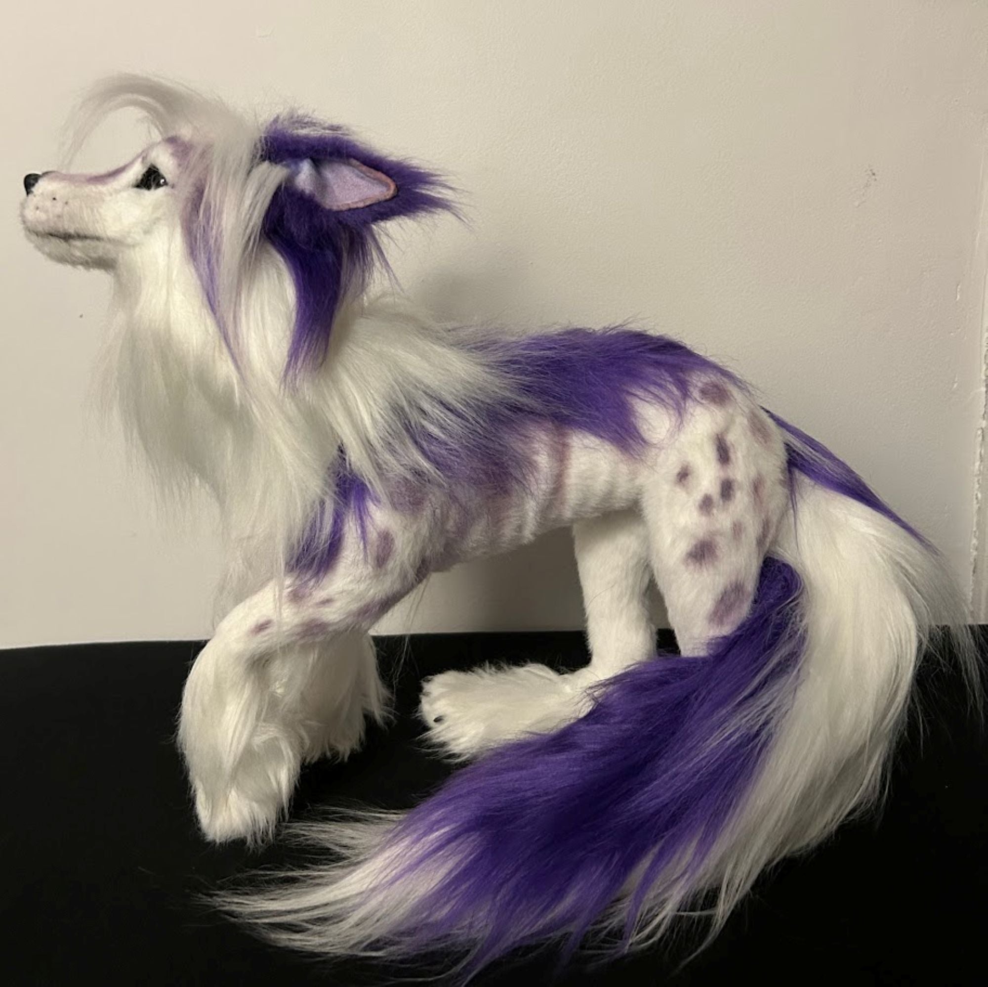 Fantasy Wolf-Fox OOAK Plush