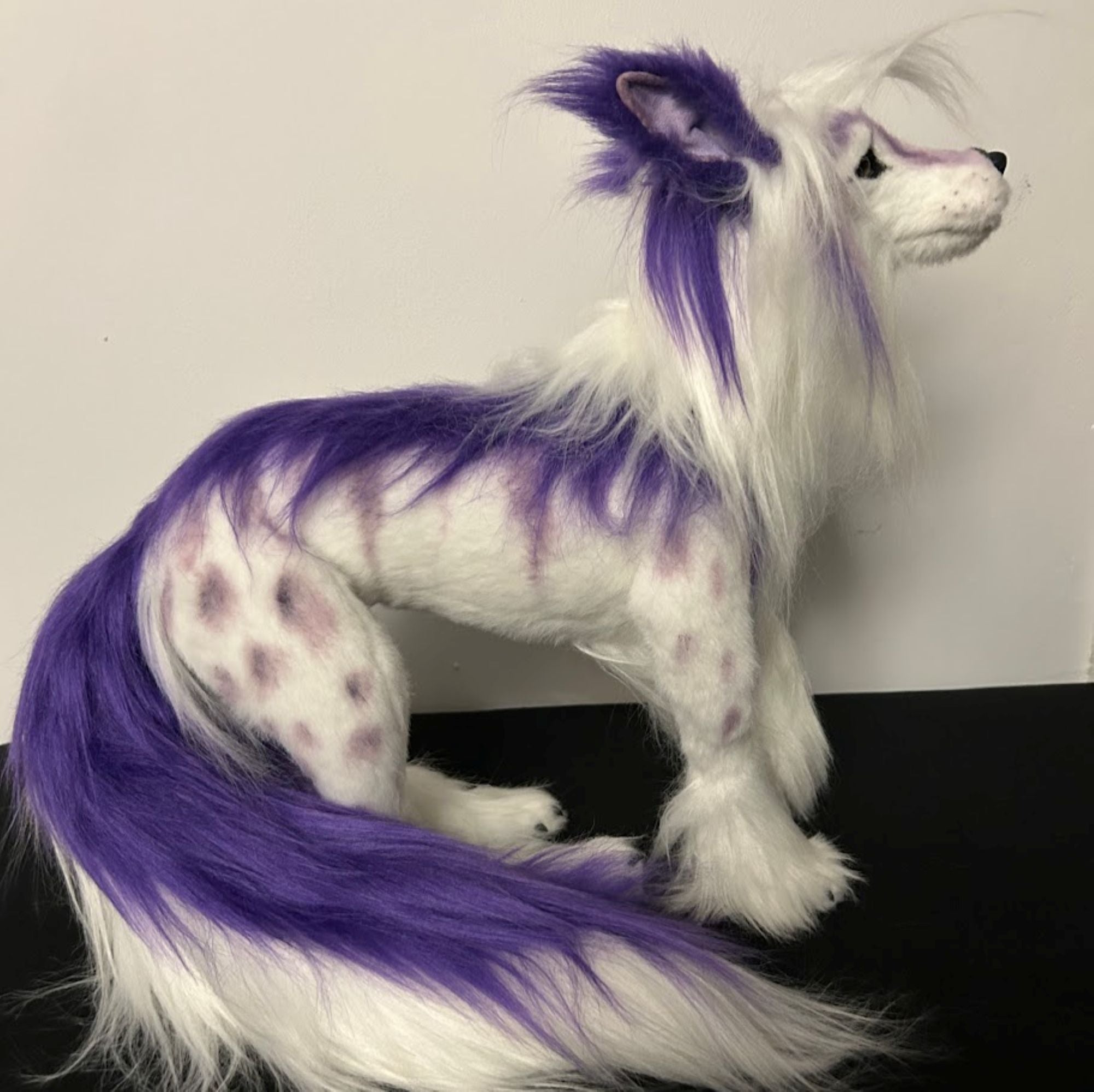 Fantasy Wolf-Fox OOAK Plush