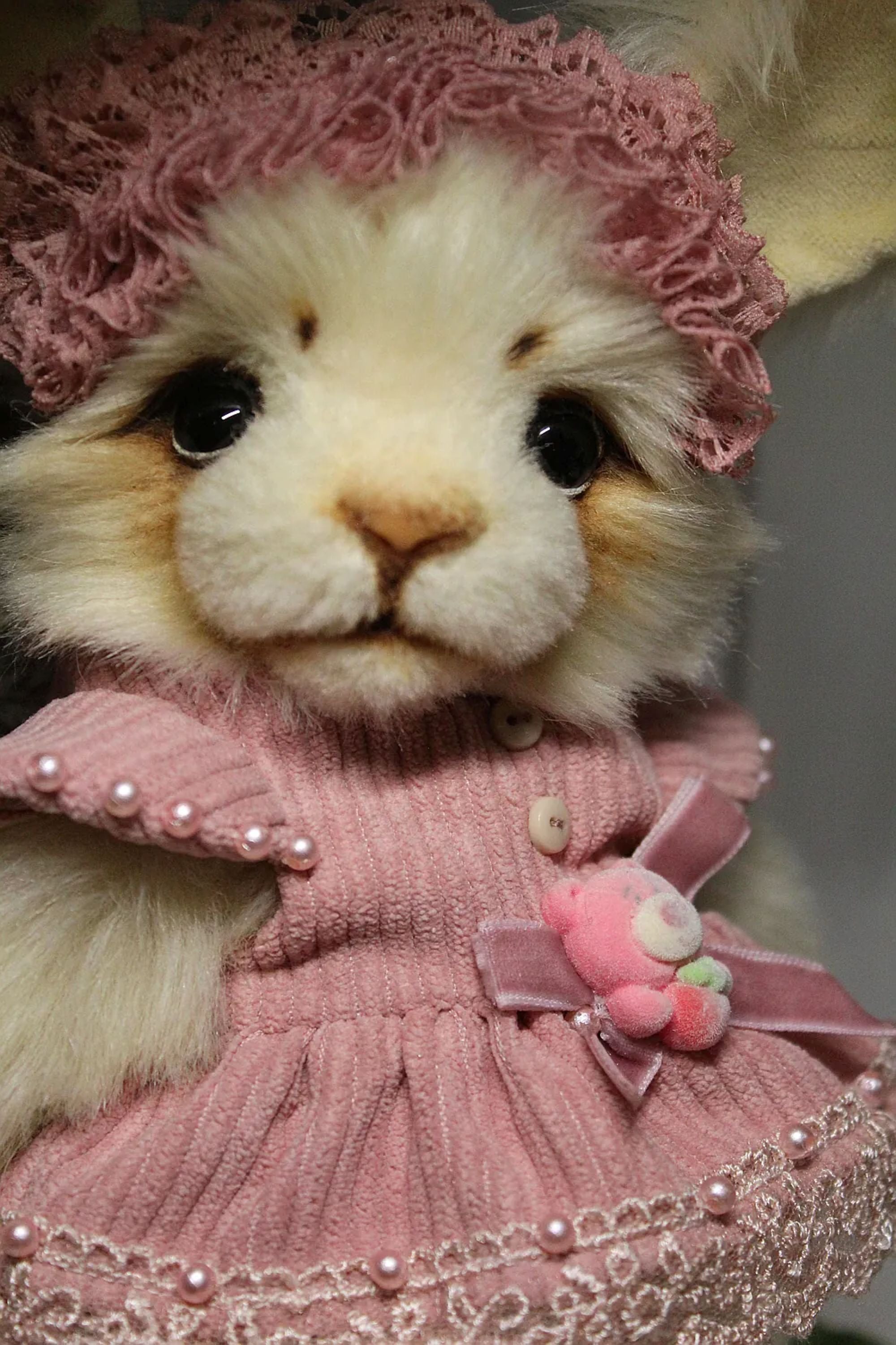 Romantic OOAK Bunny Rabbit Teddy