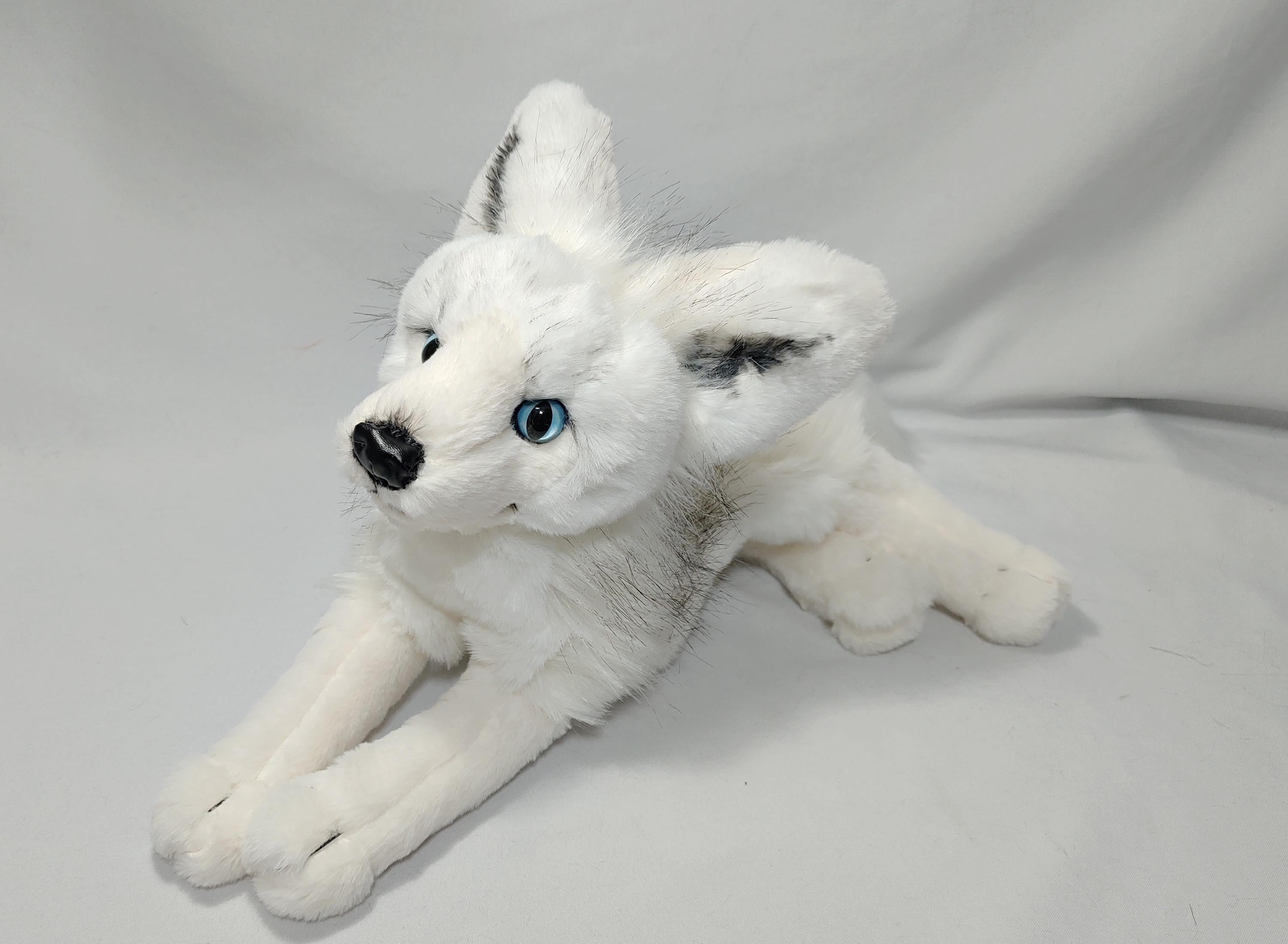 Arctic White Baby Wolf Plush