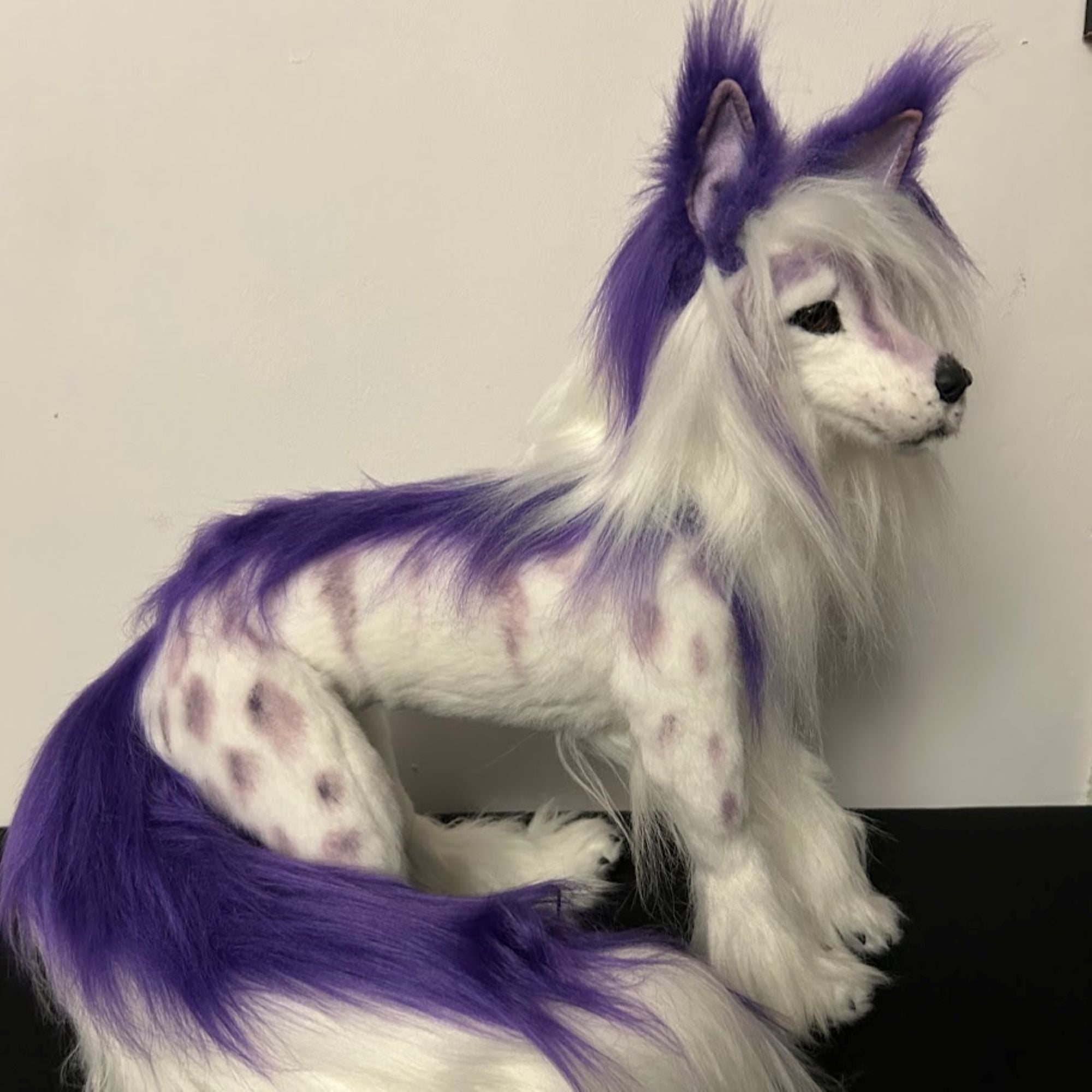 Fantasy Wolf-Fox OOAK Plush