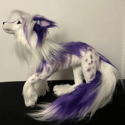 Fantasy Wolf-Fox OOAK Plush