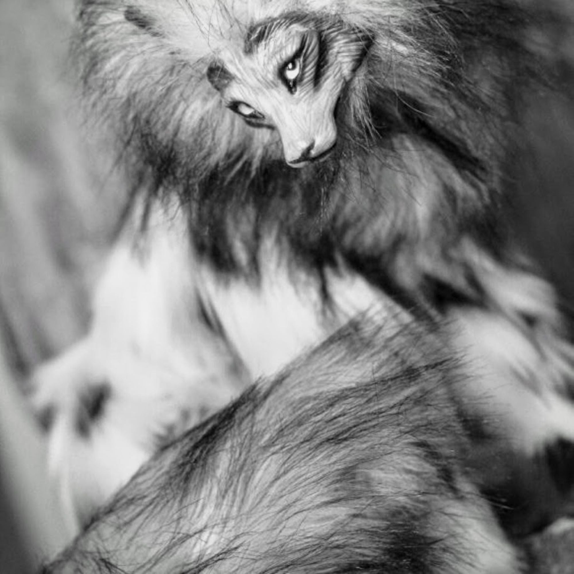 Moon Wolf - A Majestic Fantasy Wolf