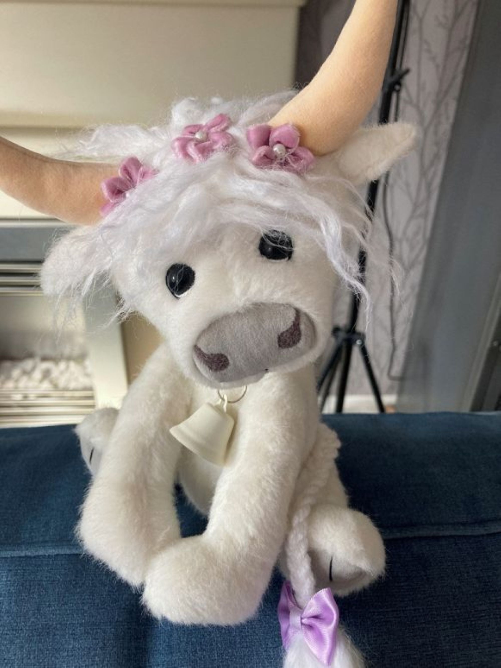 Gentle Little OOAK Highland Baby Cow