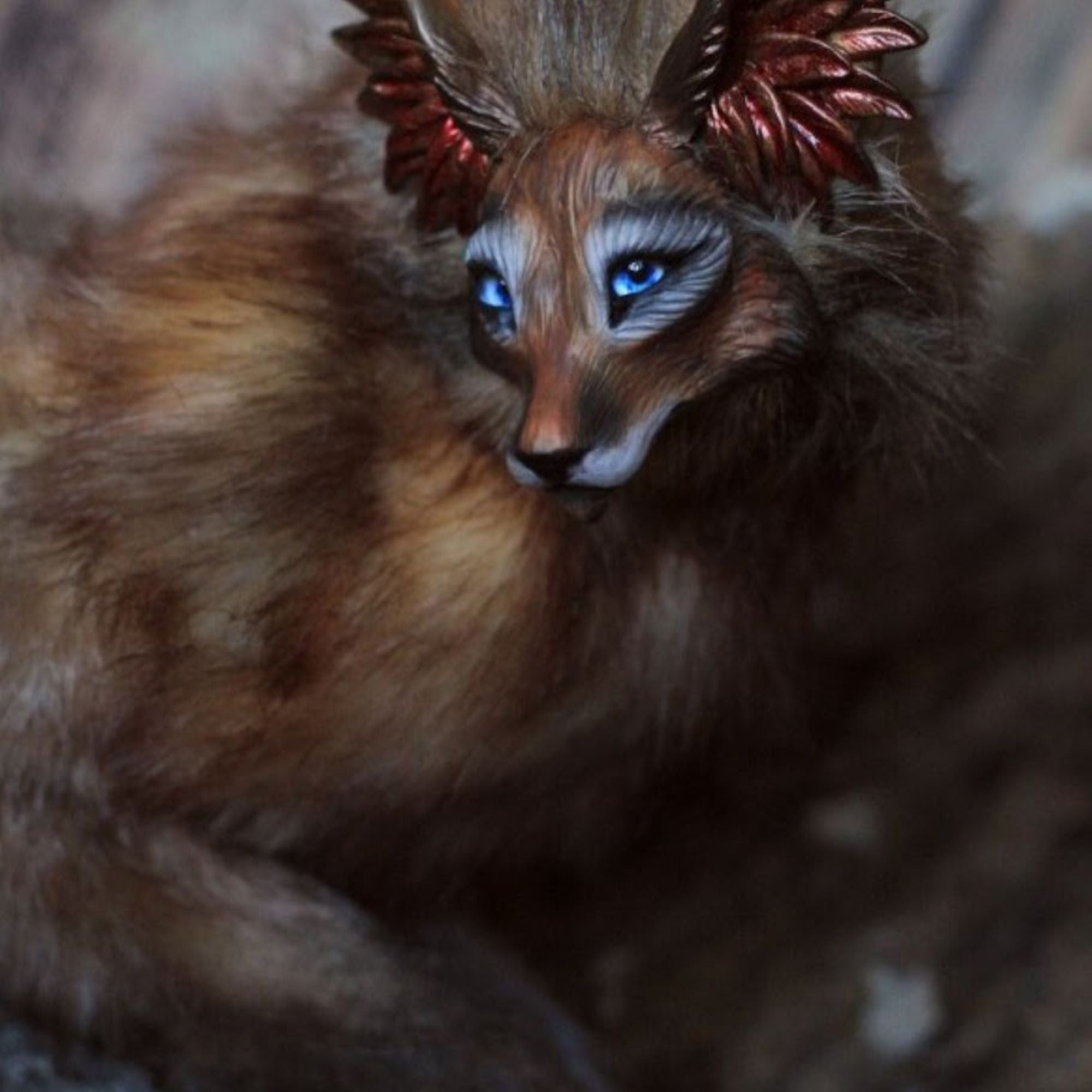 Autumn Spirit Fox- Guardian of the Changing Seasons