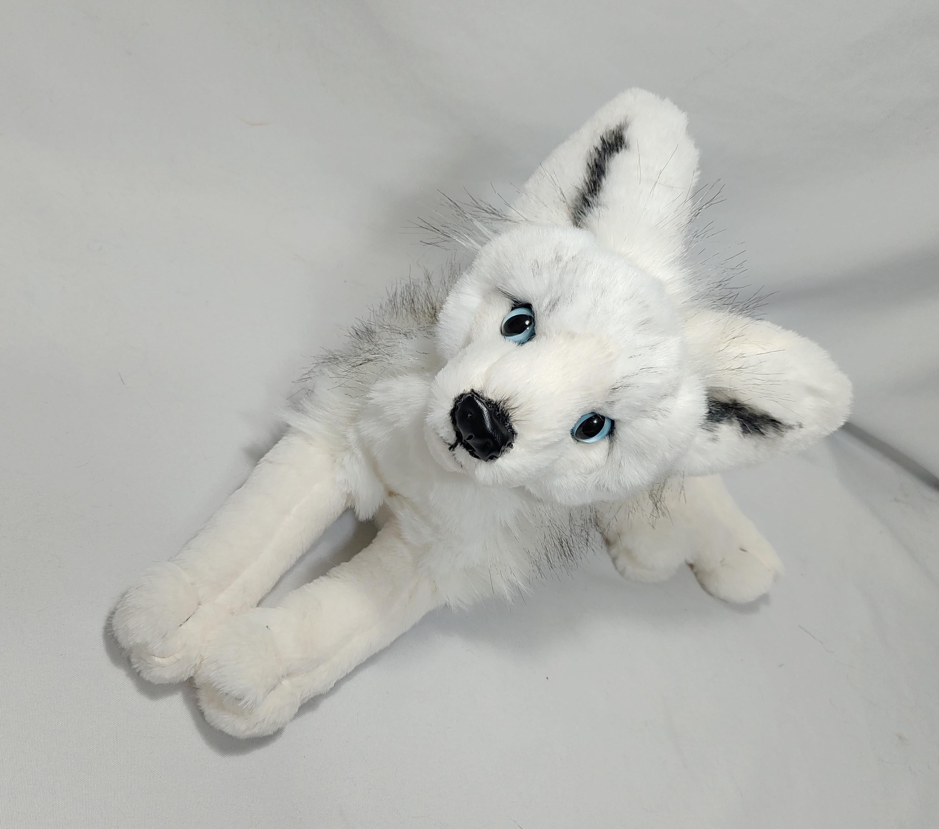 Arctic White Baby Wolf Plush