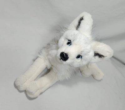 Arctic White Baby Wolf Plush