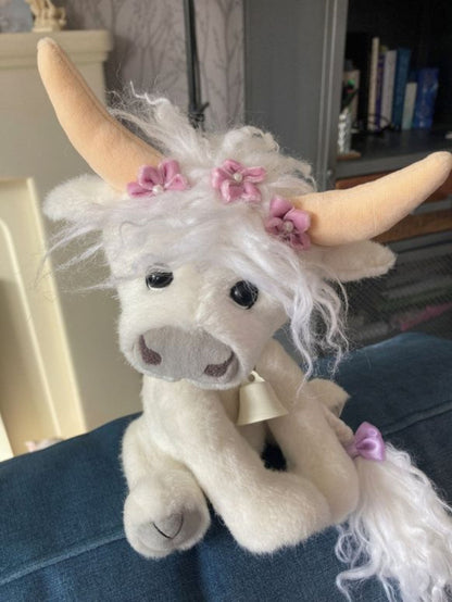 Gentle Little OOAK Highland Baby Cow