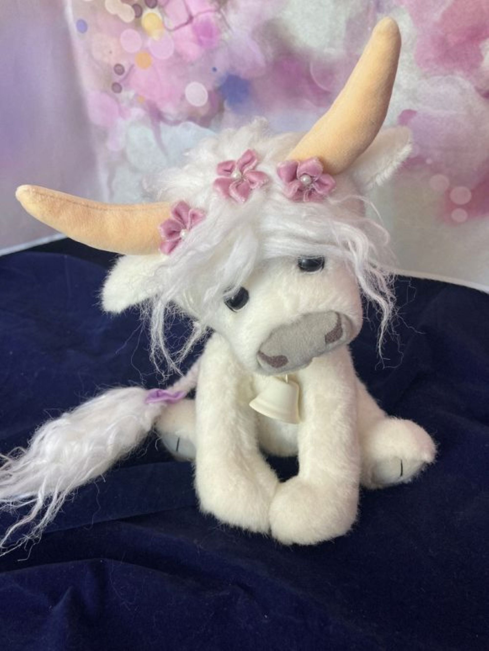 Gentle Little OOAK Highland Baby Cow