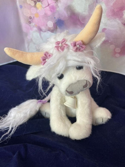 Gentle Little OOAK Highland Baby Cow