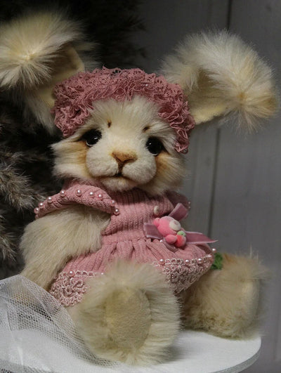 Romantic OOAK Bunny Rabbit Teddy