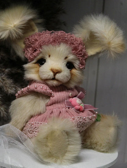 Romantic OOAK Bunny Rabbit Teddy