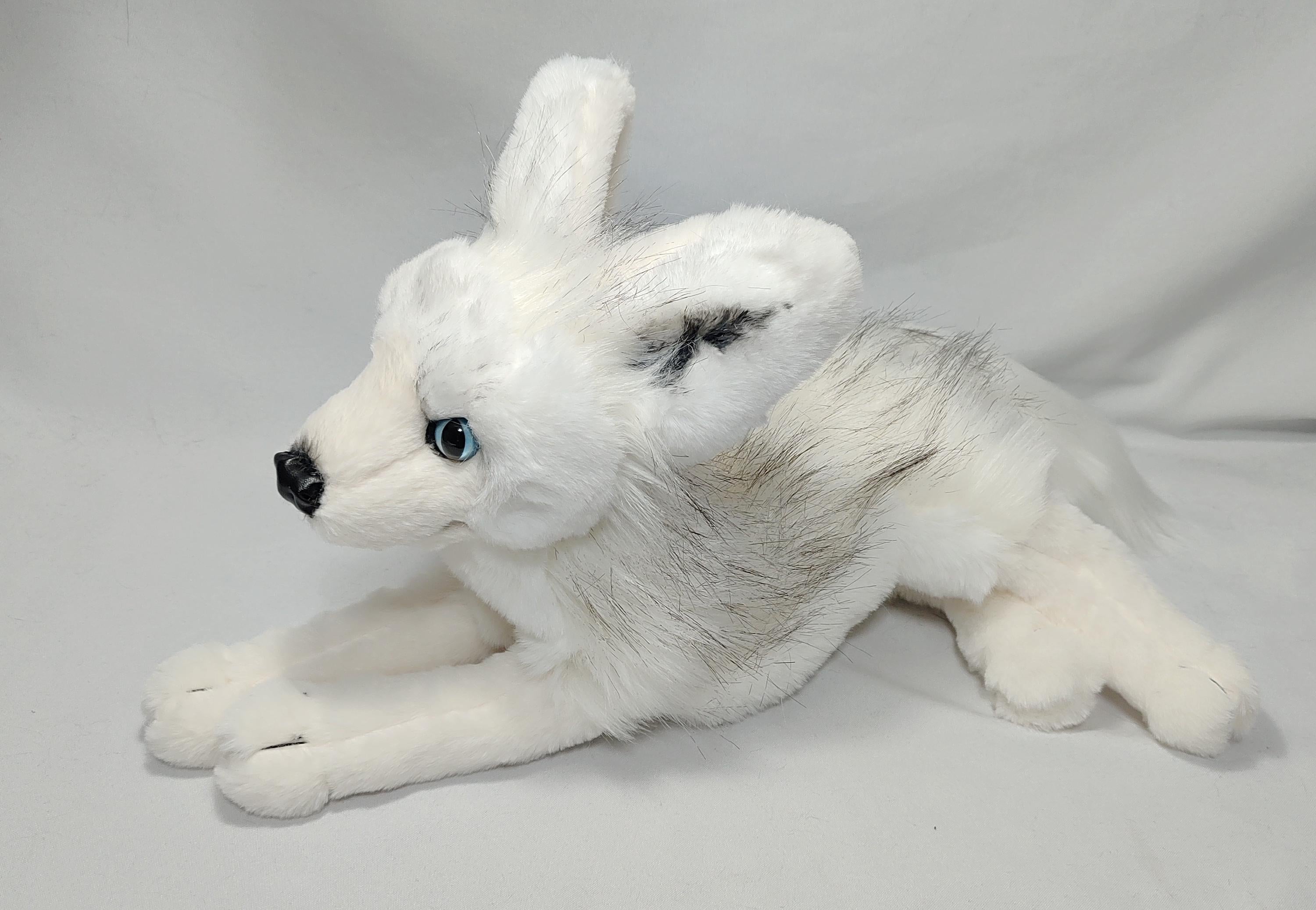 Arctic White Baby Wolf Plush