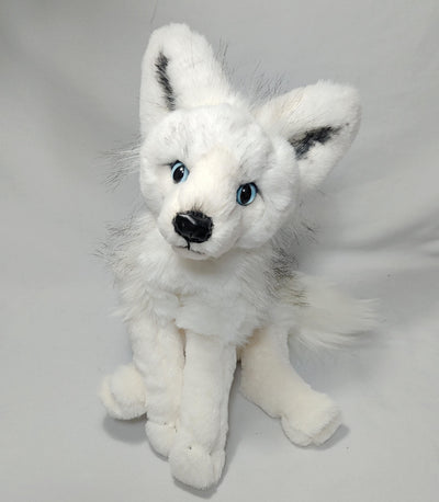Arctic White Baby Wolf Plush