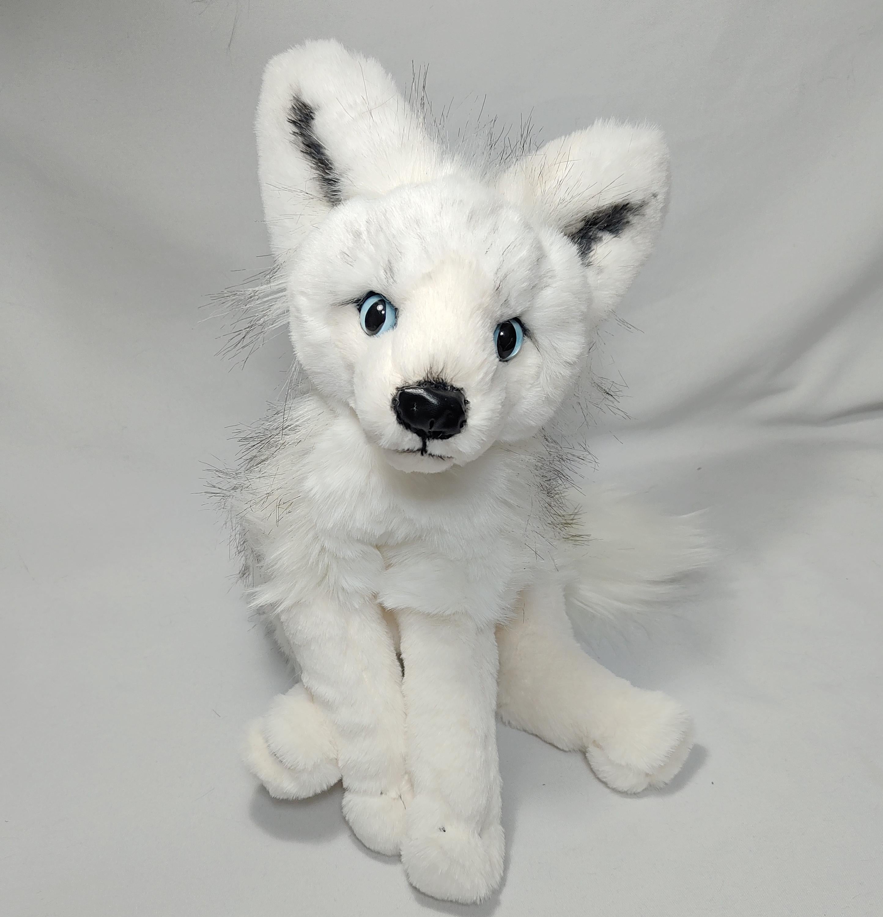Arctic White Baby Wolf Plush