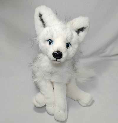 Arctic White Baby Wolf Plush